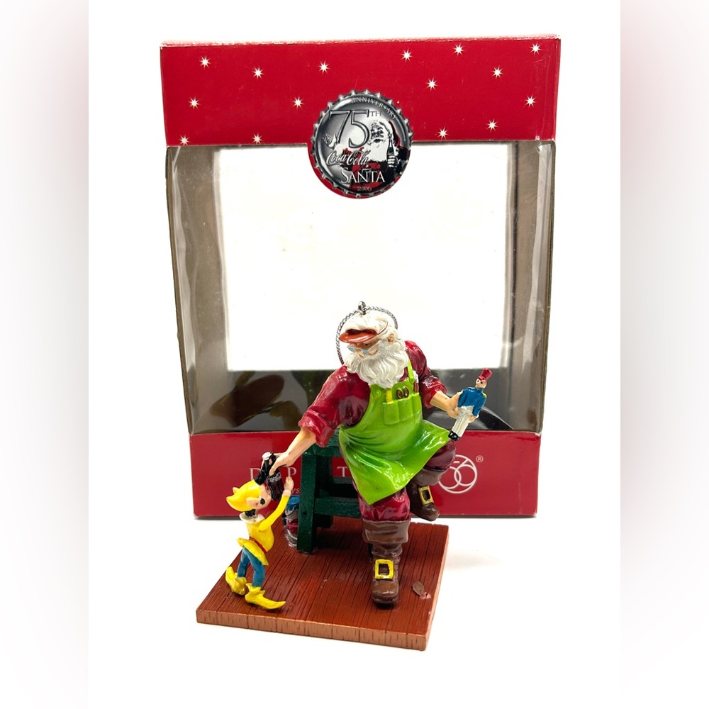 Department 56 Santa Workshop Ornament Coca Cola Collection Nutcracker Elf 2006